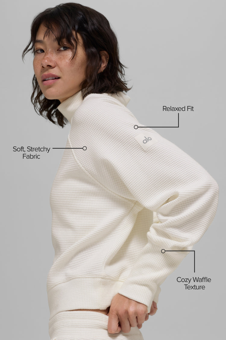 Hazy Mock Neck Sweater