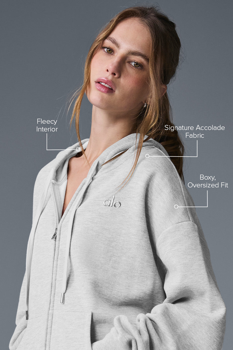 Accolade full-zip hooded jacket